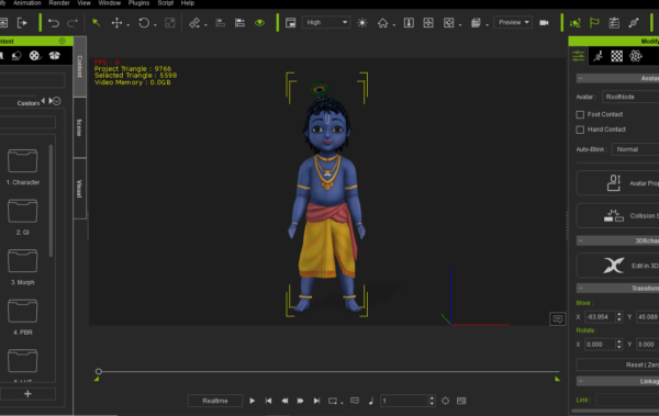 iclone 7/8 Indian Krishna character | 3d model download | iclone 7 character