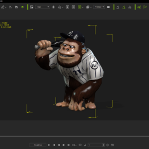 iclone 7/8 gorilla 3D character with motion