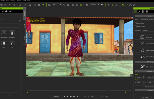 iclone 78 indian Boy 3D character - 3