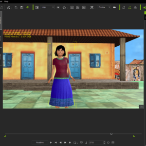 iclone 78 indian Girl 3D character - 5