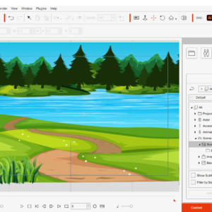 Cartoon Animator 5 SVG Landscape Nature Scene-min