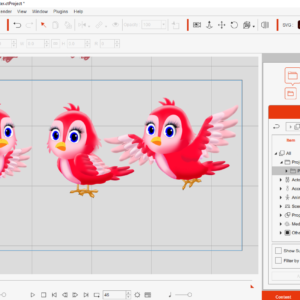 Cartoon Animator 4/5 Bird Character With Motion