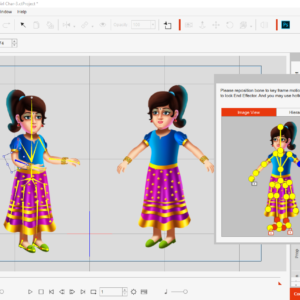 Indian Girl Character for Cartoon Animator 4/5 -5