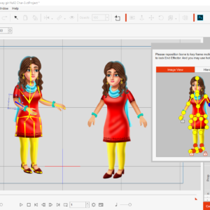 Indian Girl Character for Cartoon Animator 4/5 -6