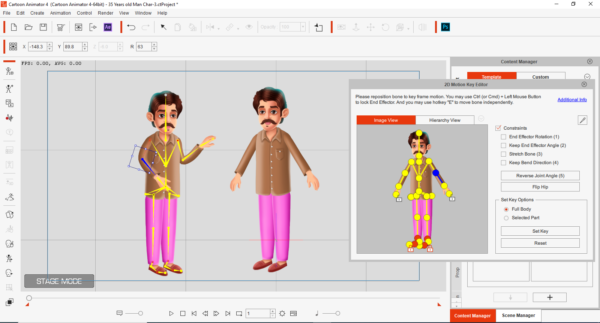 Indian character for cartoon animator 4/5 Character-7