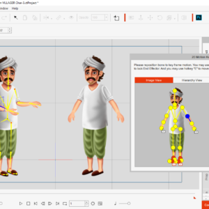 Indian character for cartoon animator 4/5 Character-9