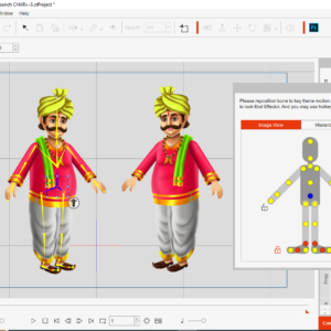 indian G3 character for cartoon animator 4/5 Character