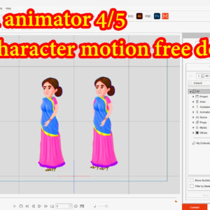 Cartoon animator 4/5 indian character motion free download