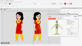 Cartoon Animator 5 Female Indian G3 SVG Character