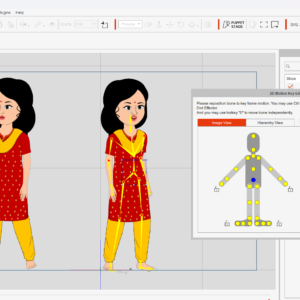 Cartoon Animator 5 Female Indian G3 SVG Character