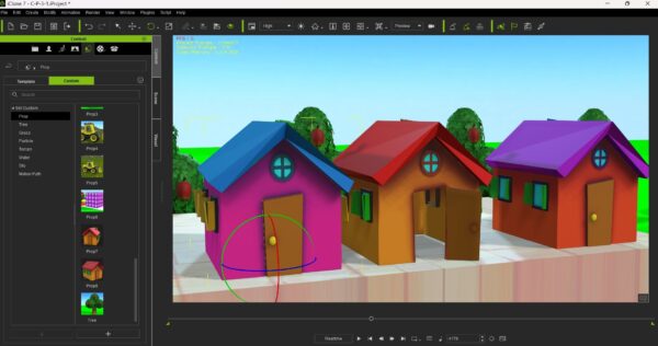 iclone 7 Cartoon Home Model