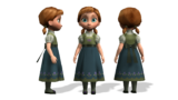 Young Anna 3D Model For iclone