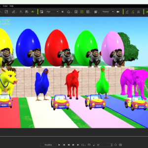 Animal Crossing Fountain Animation Project File iclone 7