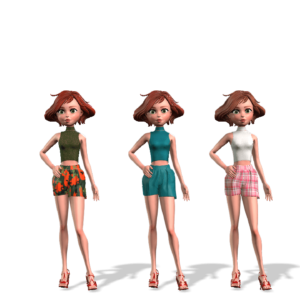 Cartoon Character For iclone