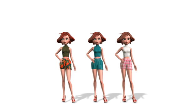 Cartoon Character For iclone