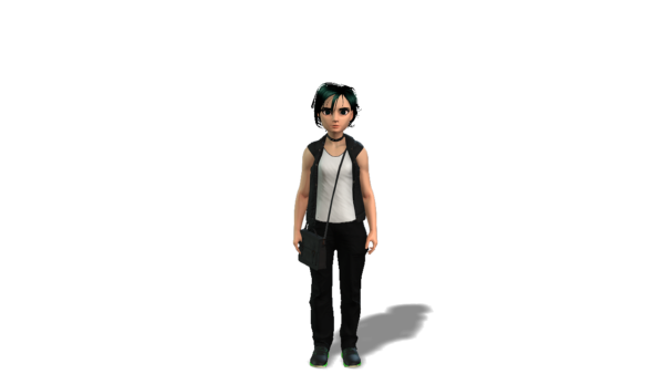 3D Girl Character For iclone 8
