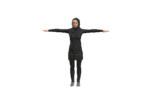 3D Muslim Female Character For iclone