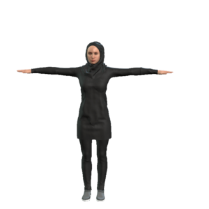 3D Muslim Female Character For iclone