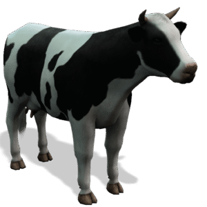 iclone 7 or iclone 8 Cow iProp Model With All Motion